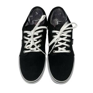 VANS Skate Chukka Low Black White Shoes Sneakers Size Mens 9 VN0NKABH4